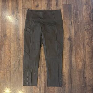 Lululemon Fast and Free Crop 19” with pockets